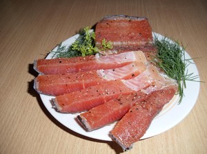 Рецепт приготовления солёного кижуча в домашних условиях