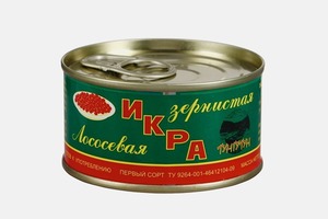 Банка красной икры